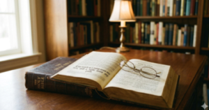 bible on table